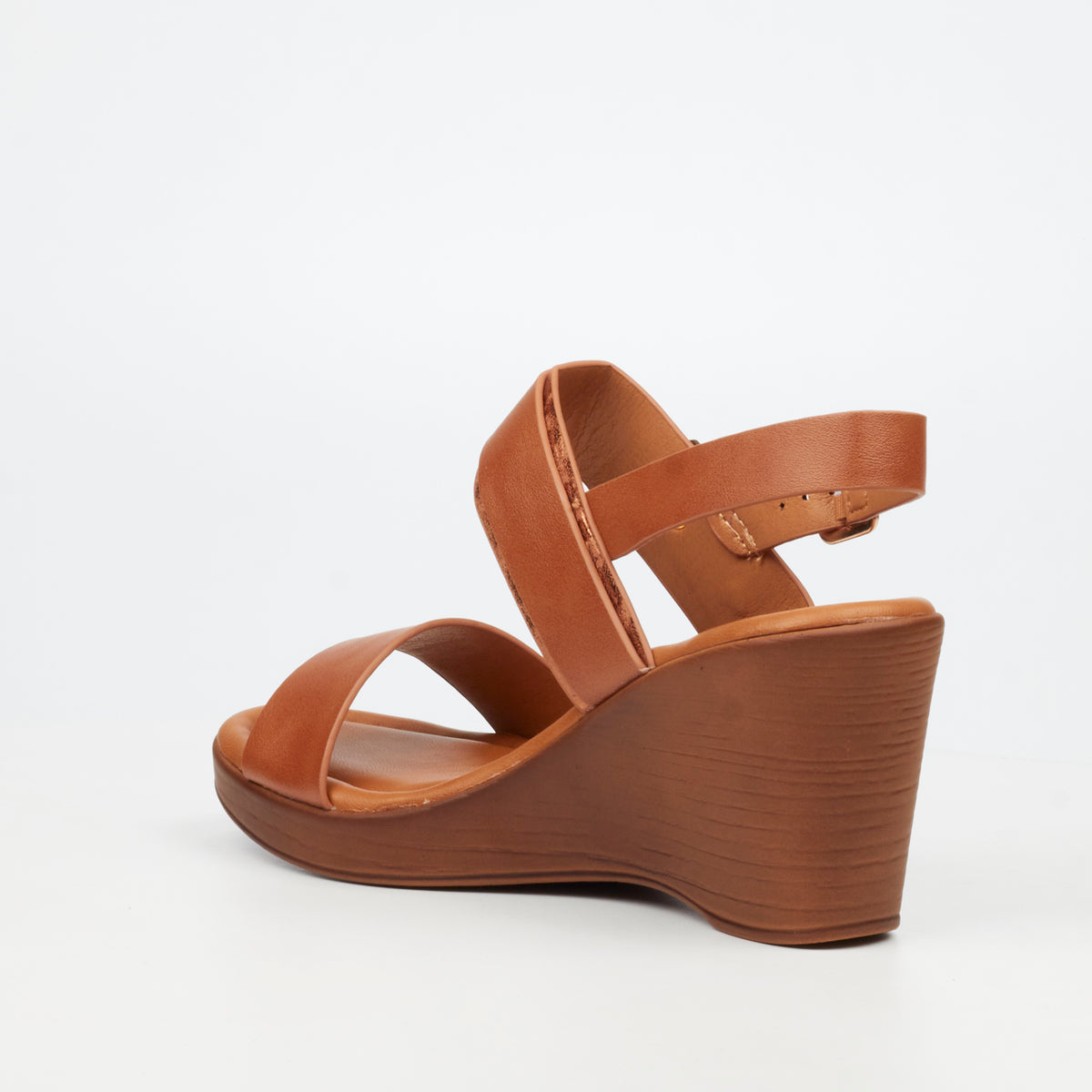 Butterfly Feet Allora 4 Tan Ladies Wedge