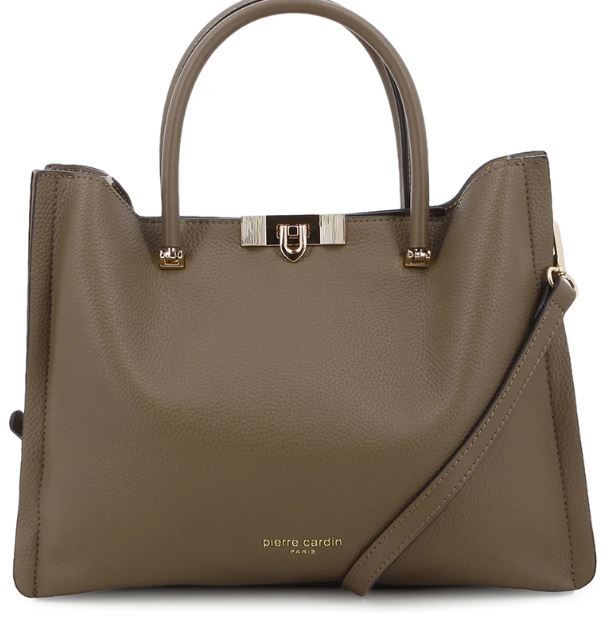 Pierre Cardin Ladies Martine Top Handle Bag Taupe