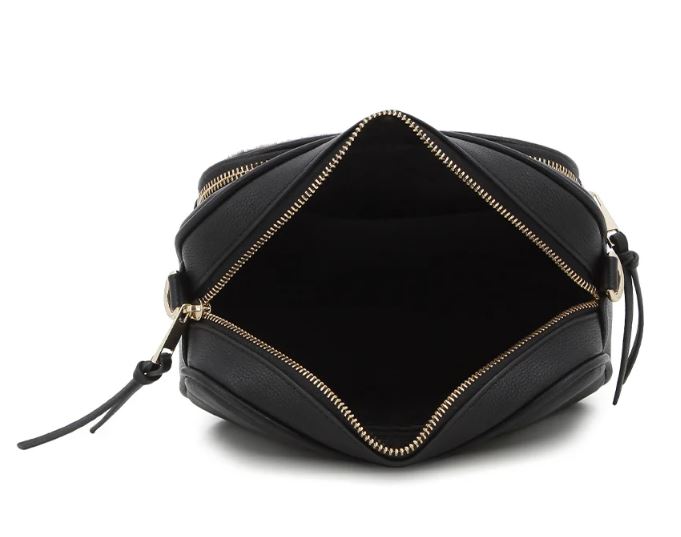 Pierre Cardin Cherie Crossbody Bag Black Leopard