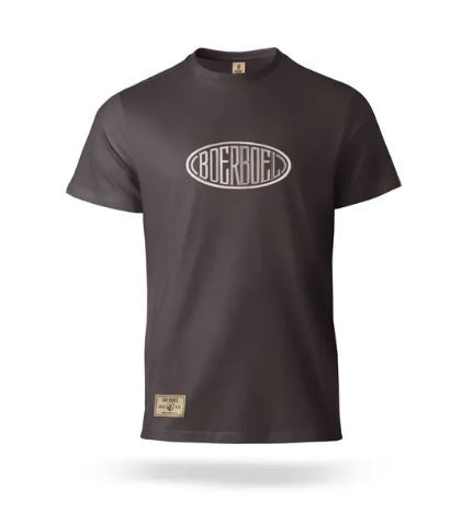 Boerboel Men's T-Shirt - Metallic Puff Print Charcoal