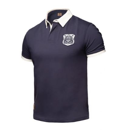 Boerboel Men's S/S Rugby Golfer - Navy