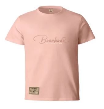 Boerboel Kids T-Shirt Embroidere Pink Melange