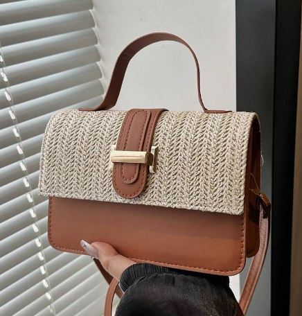 TWWC Ladies Summer Straw Handbag