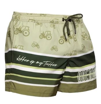Boerboel Men's Swim Shorts Green Tractor