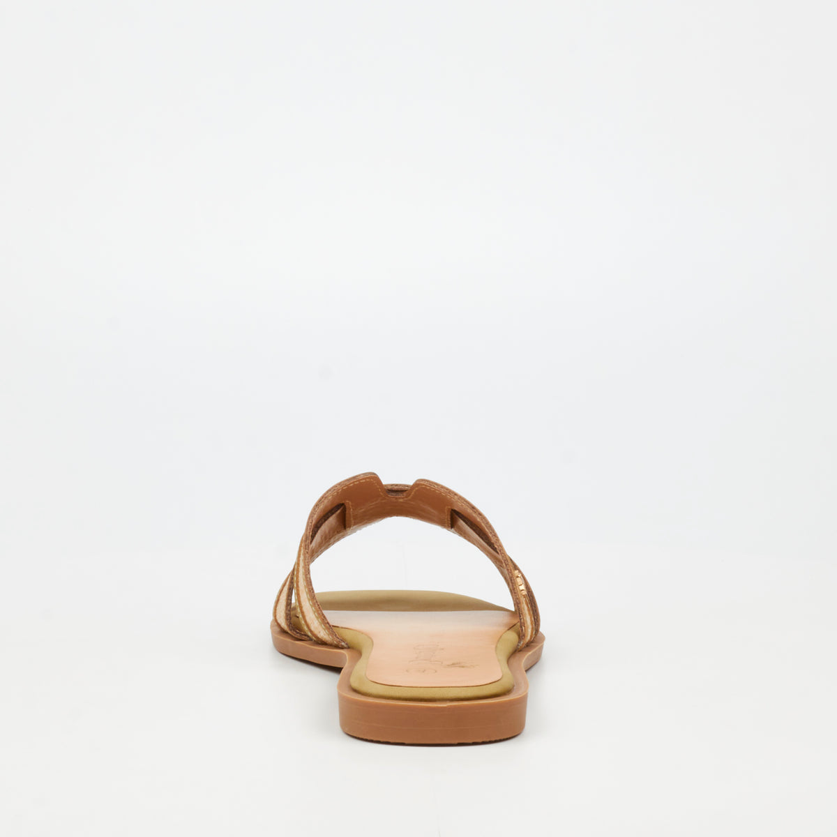 Butterfly Feet Dorey 7 Olive Ladies Slider Sandal