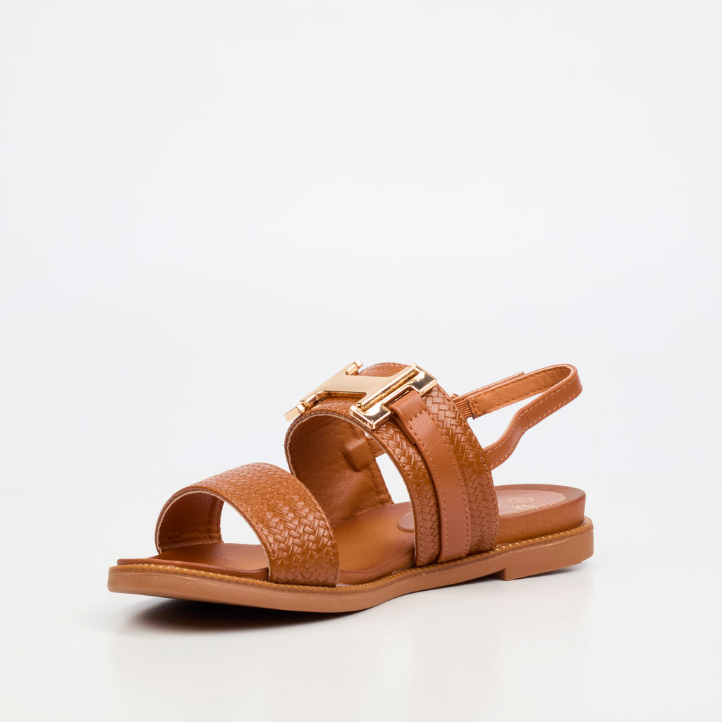 Butterfly Feet Ellie14 Tan Ladies Sandal