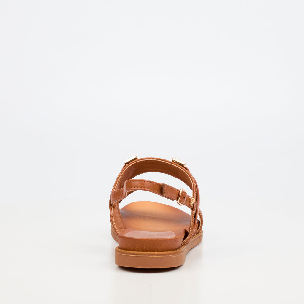 Butterfly Feet Ellie14 Tan Ladies Sandal