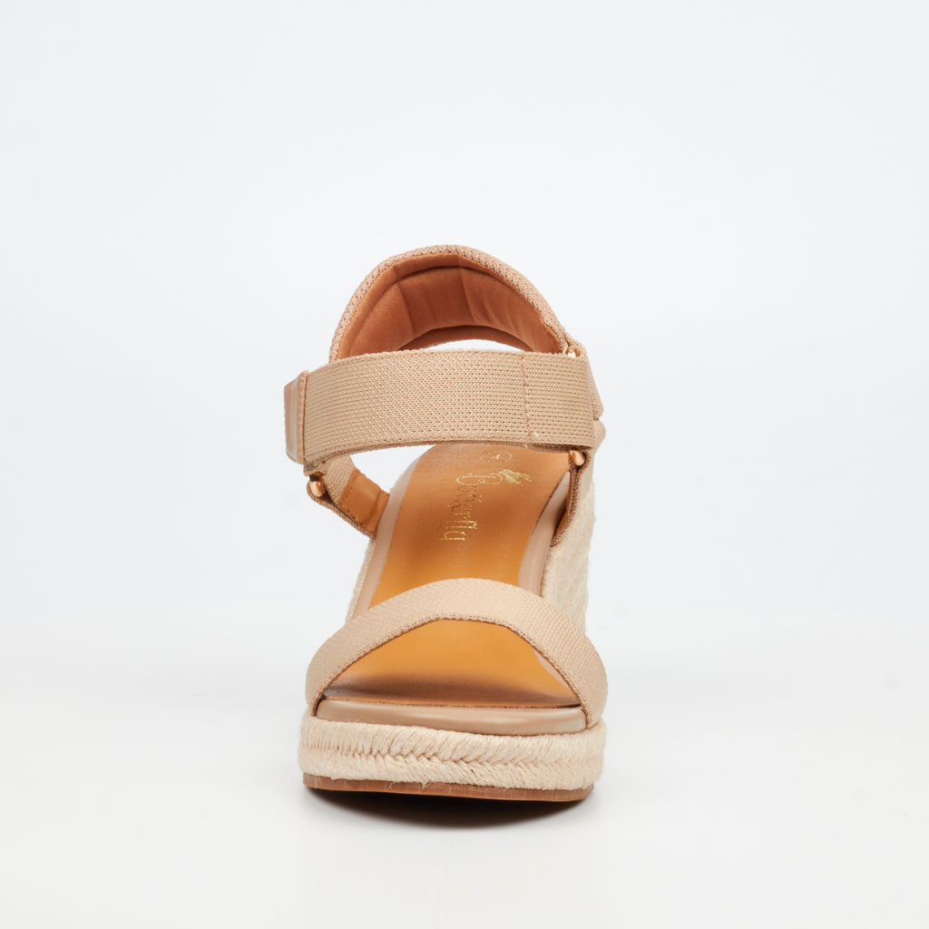 Butterfly Feet Ladies Escada 1 Beidge Ladies Wedge