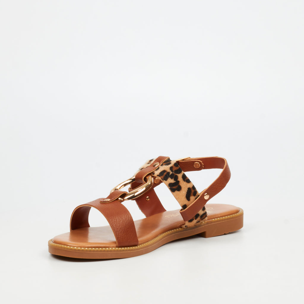 Butterfly Feet Frost 18 Leopard Ladies Sandal - ONLINE ONLY