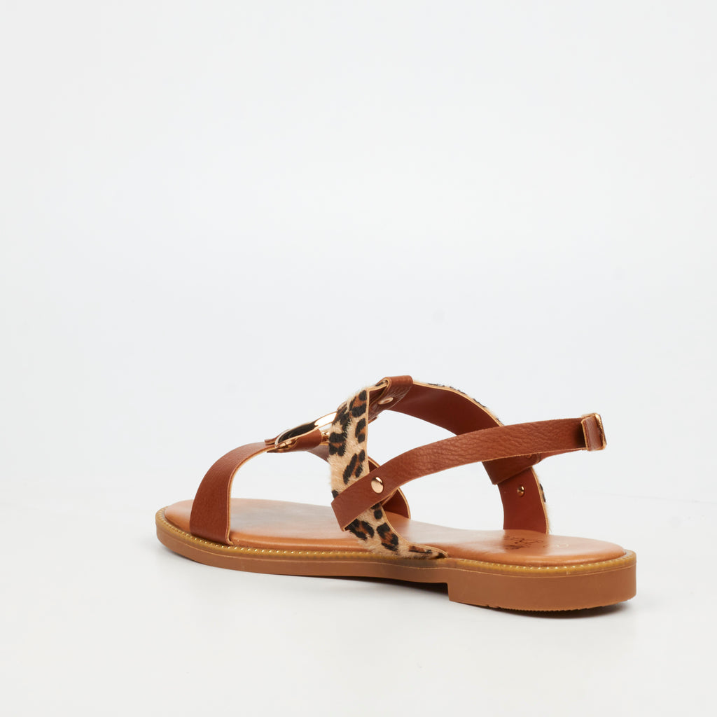 Butterfly Feet Frost 18 Leopard Ladies Sandal - ONLINE ONLY