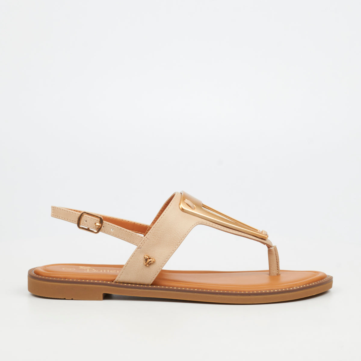 Butterfly Feet Frost 19 Beidge Ladies Sandal - ONLINE ONLY