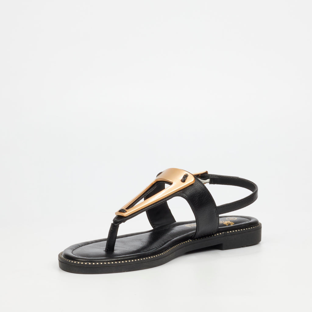 Butterfly Feet Frost 19 Black Sandal