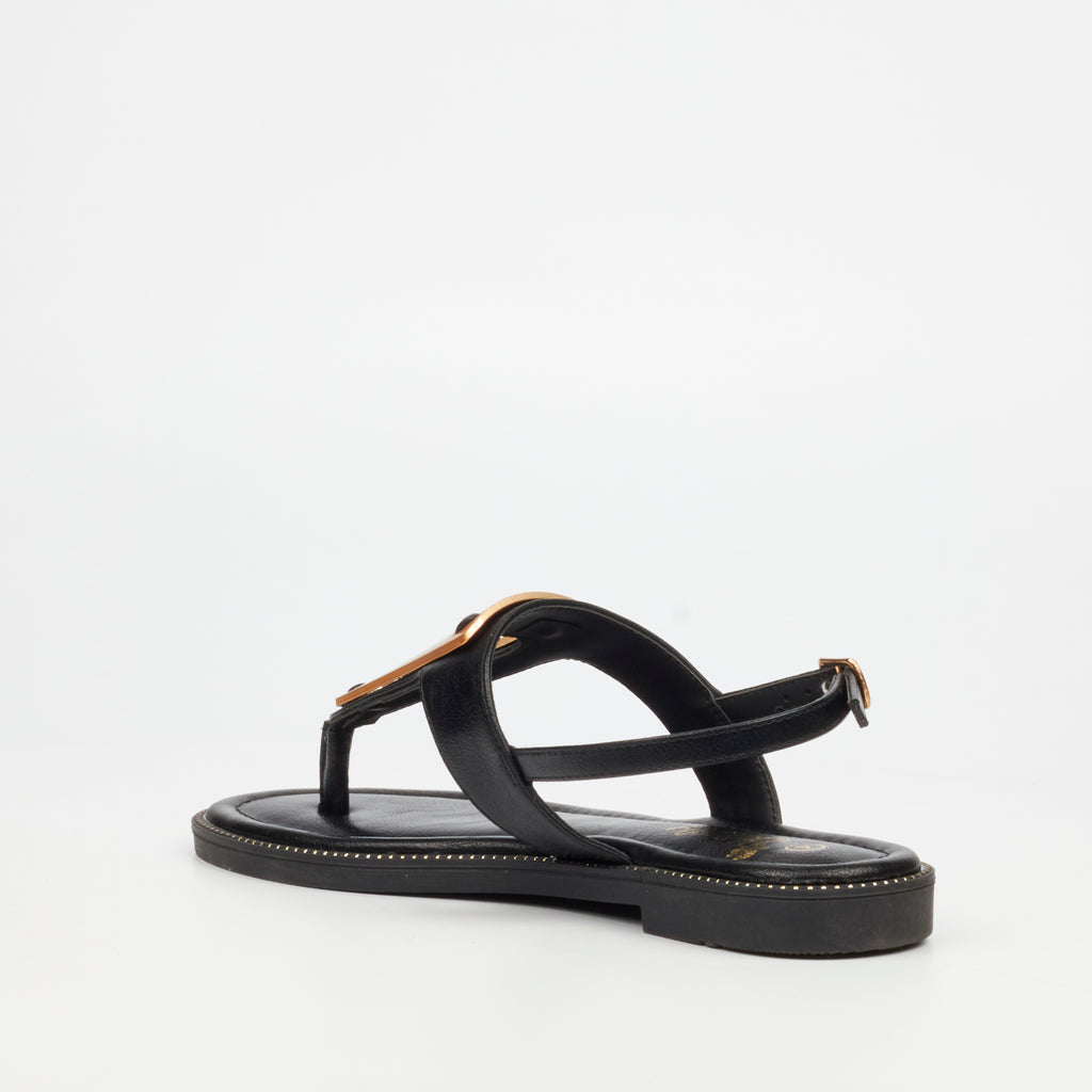 Butterfly Feet Frost 19 Black Sandal