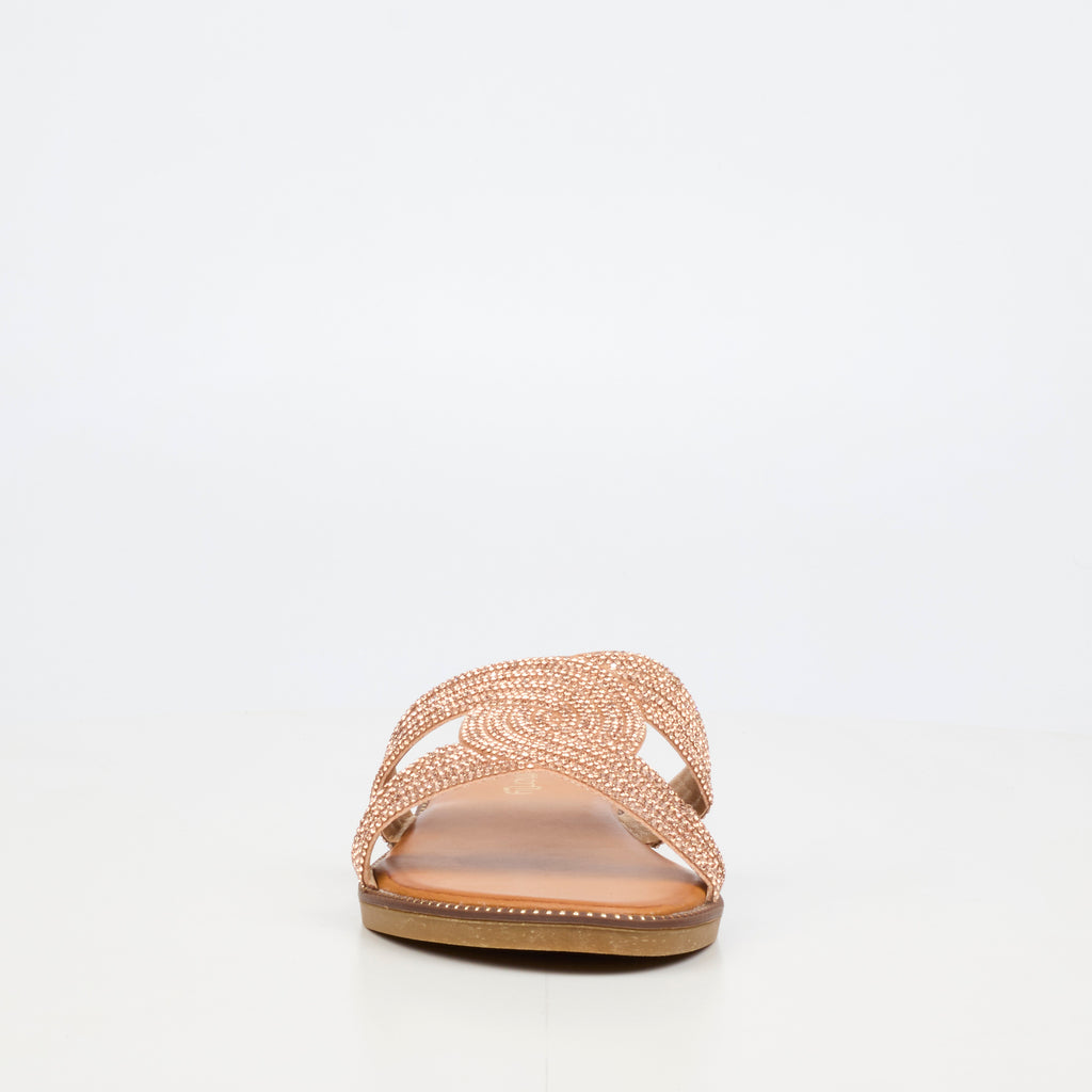 Butterfly Feet Frost 20 Rose Gold Ladies Sandals - ONLINE ONLY
