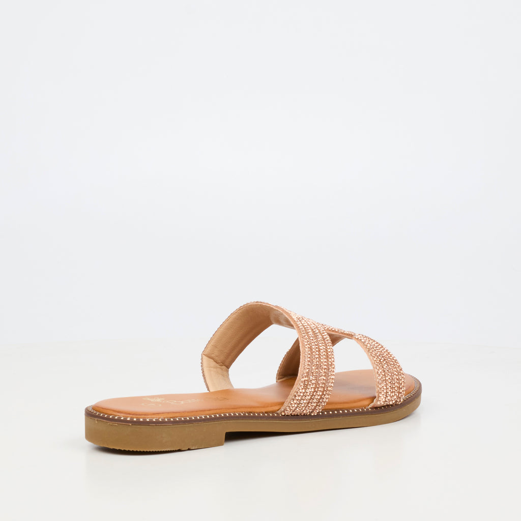 Butterfly Feet Frost 20 Rose Gold Ladies Sandals - ONLINE ONLY