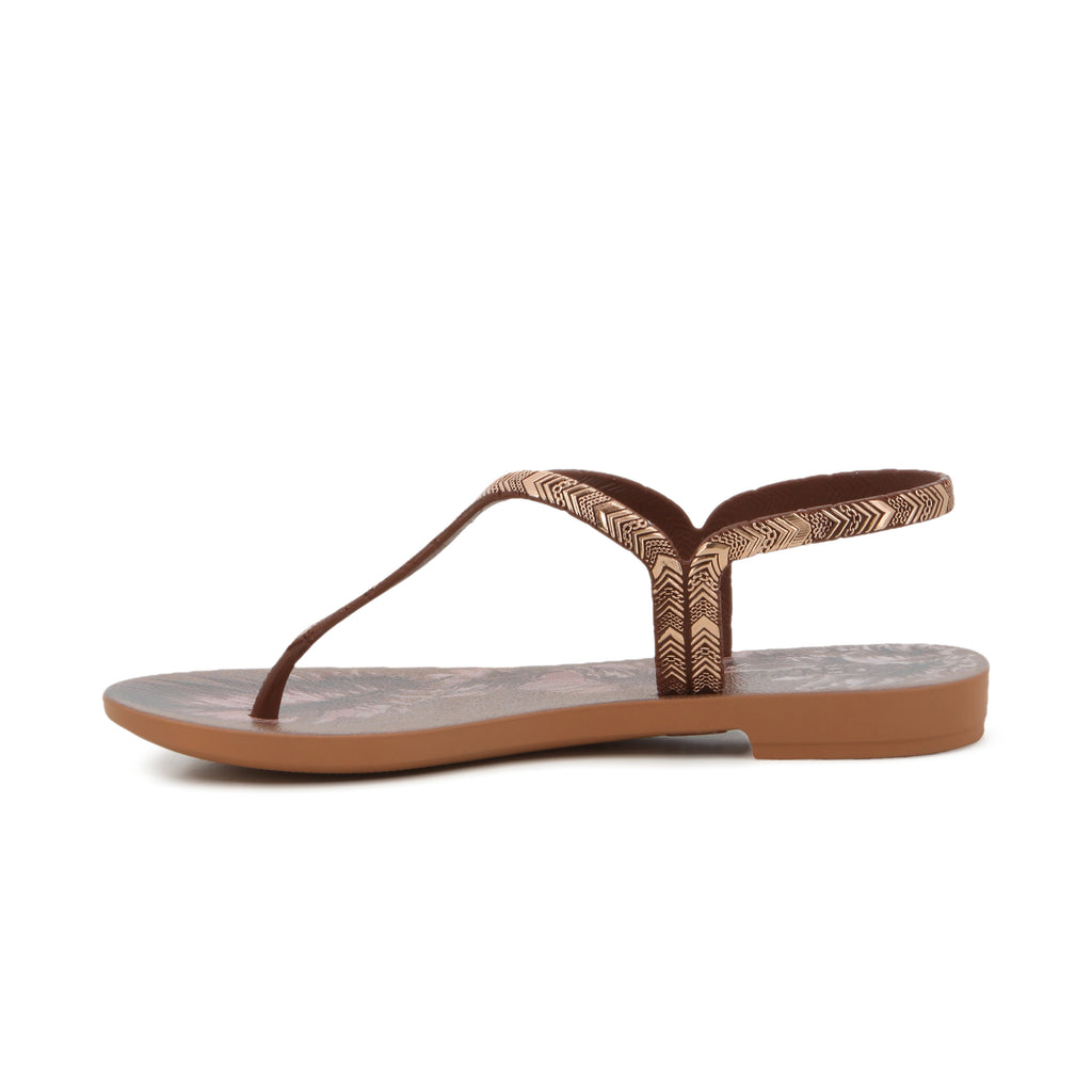 Grendha Ladies Amor Em Flor Sandal Brown