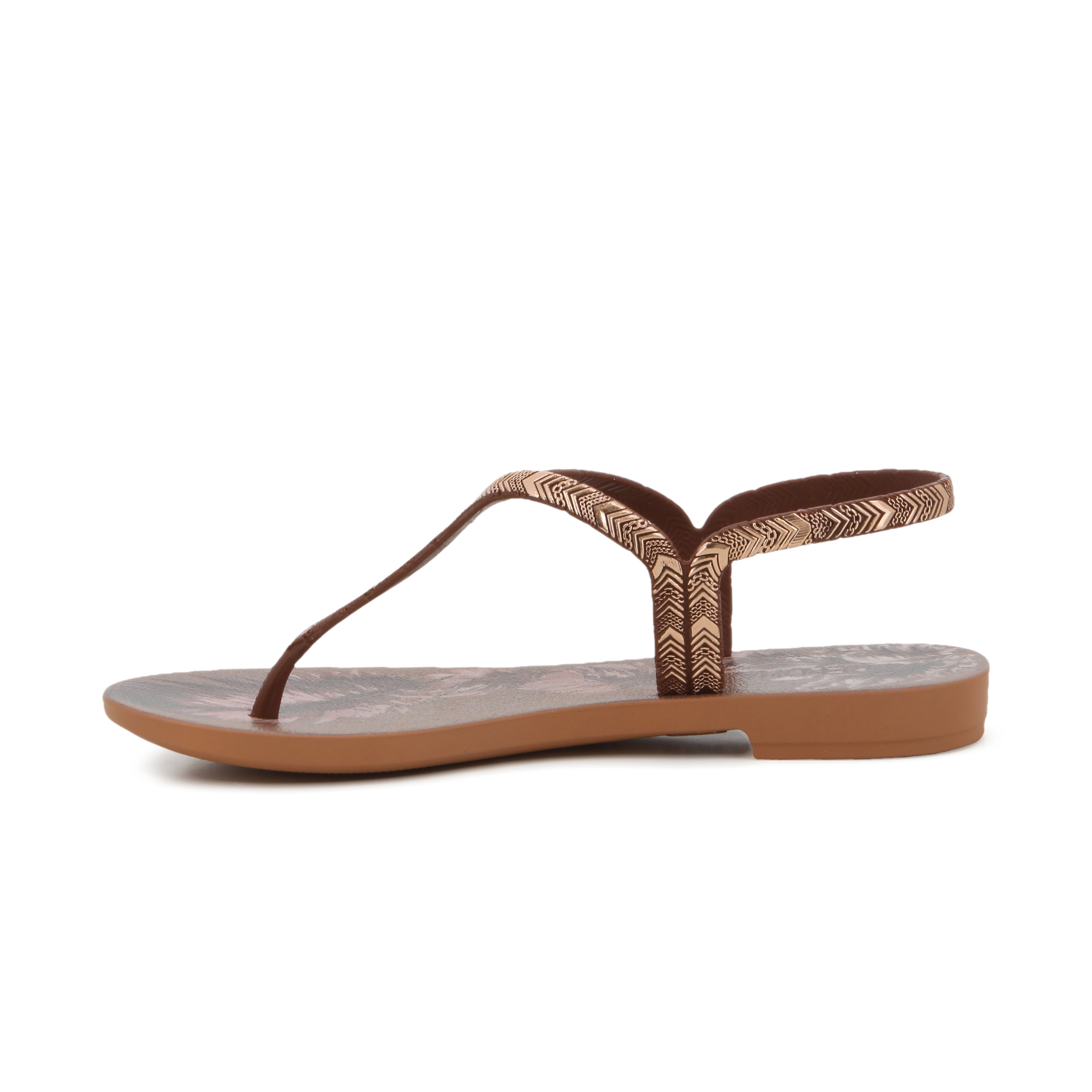 Grendha Ladies Amor Em Flor Sandal Brown