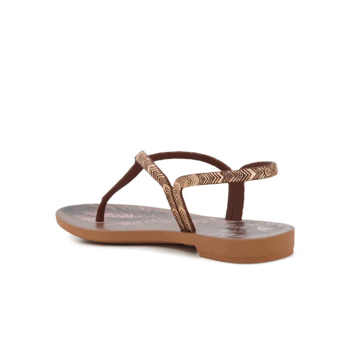 Grendha Ladies Amor Em Flor Sandal Brown