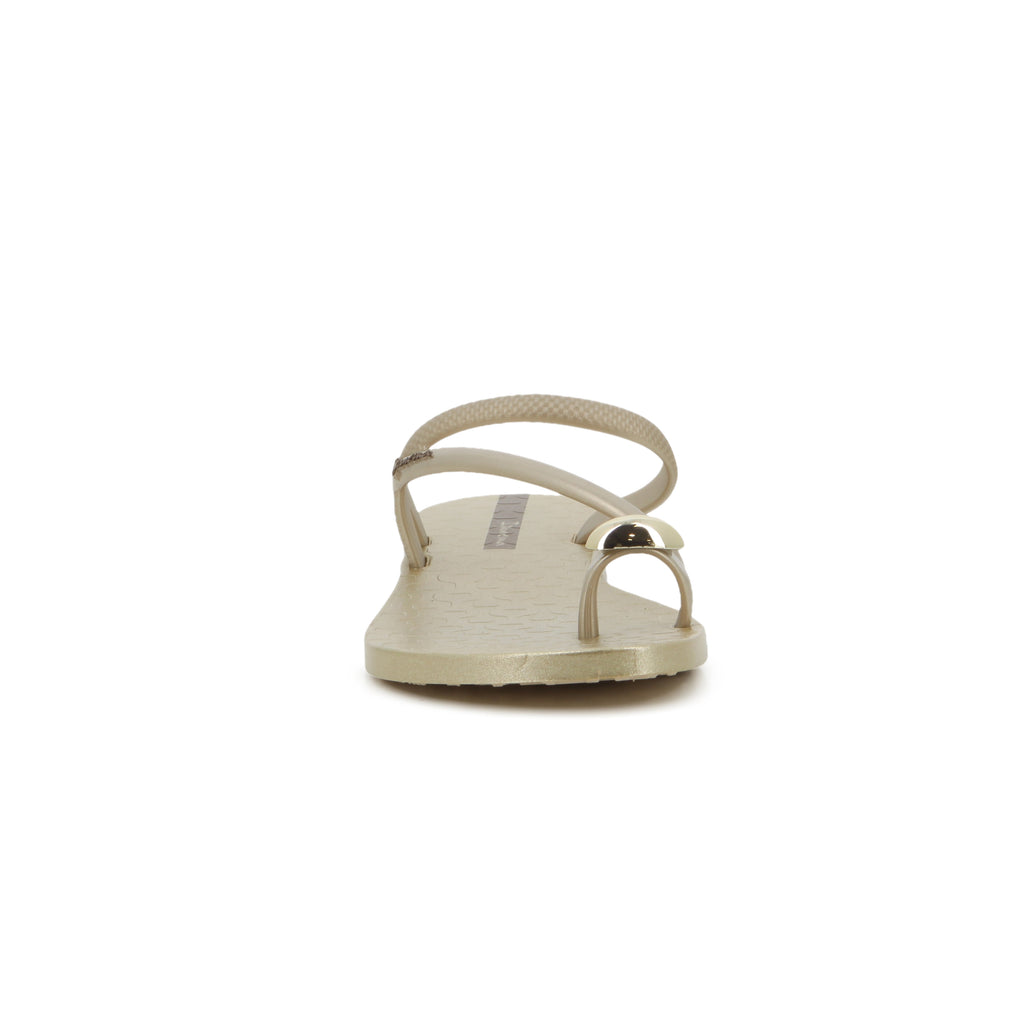 Ipanema Ladies Glam Ring Slide Beige Gold Sandel