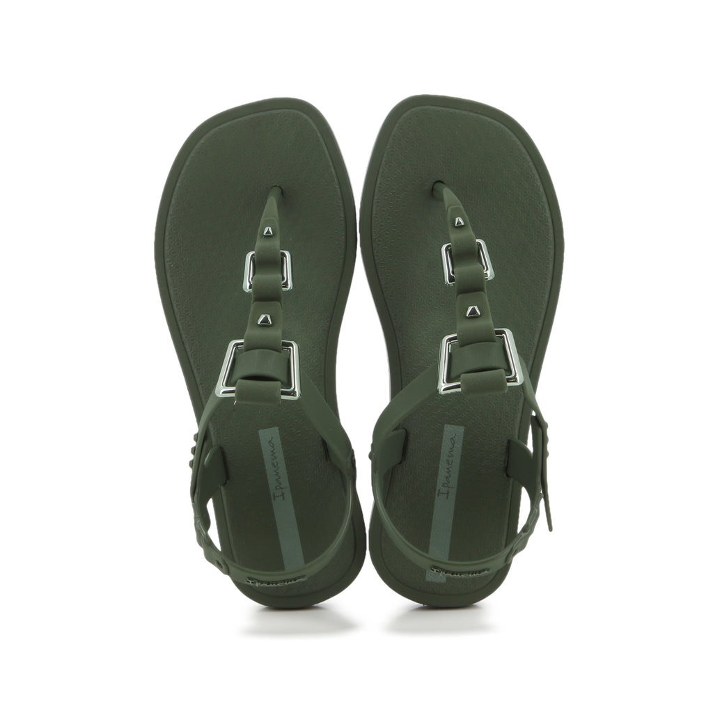 Ipanema Ladies Class Urbane Sandal Green Metallic