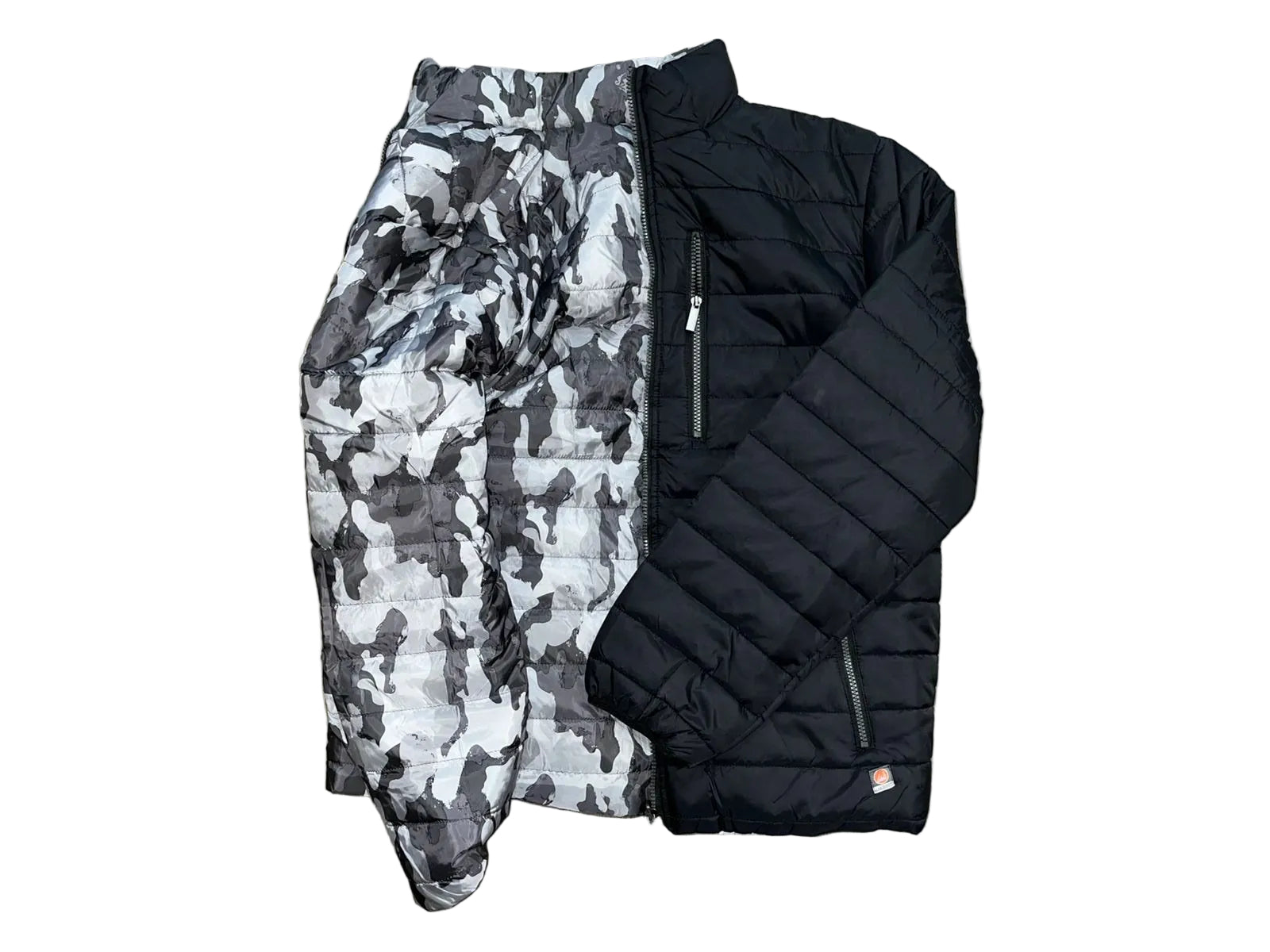 Kakiebos Mens Reversible Puffer Jacket