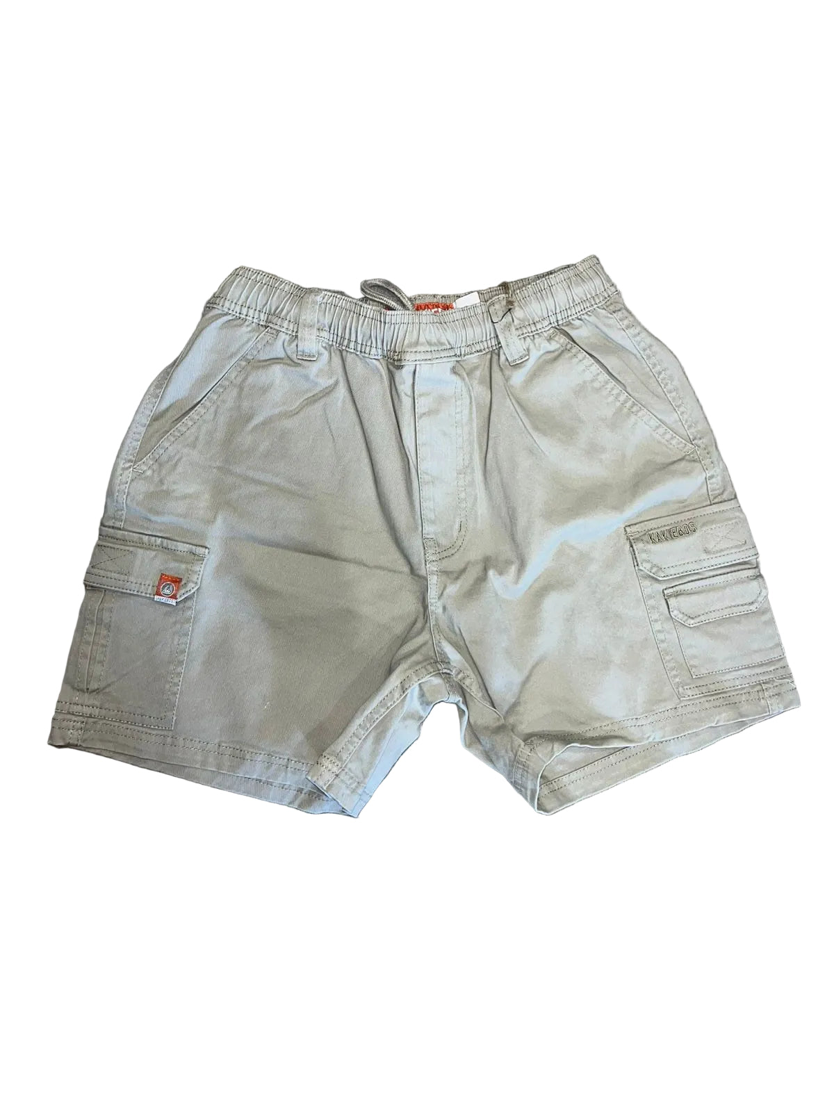 Kakiebos Mens Elasticated Waistband Walkshort