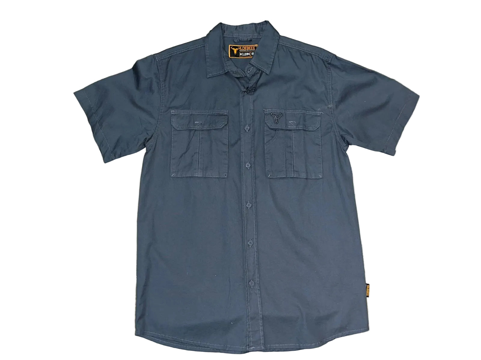Wildebees Men's Cotton Canvas short sleeve shirt