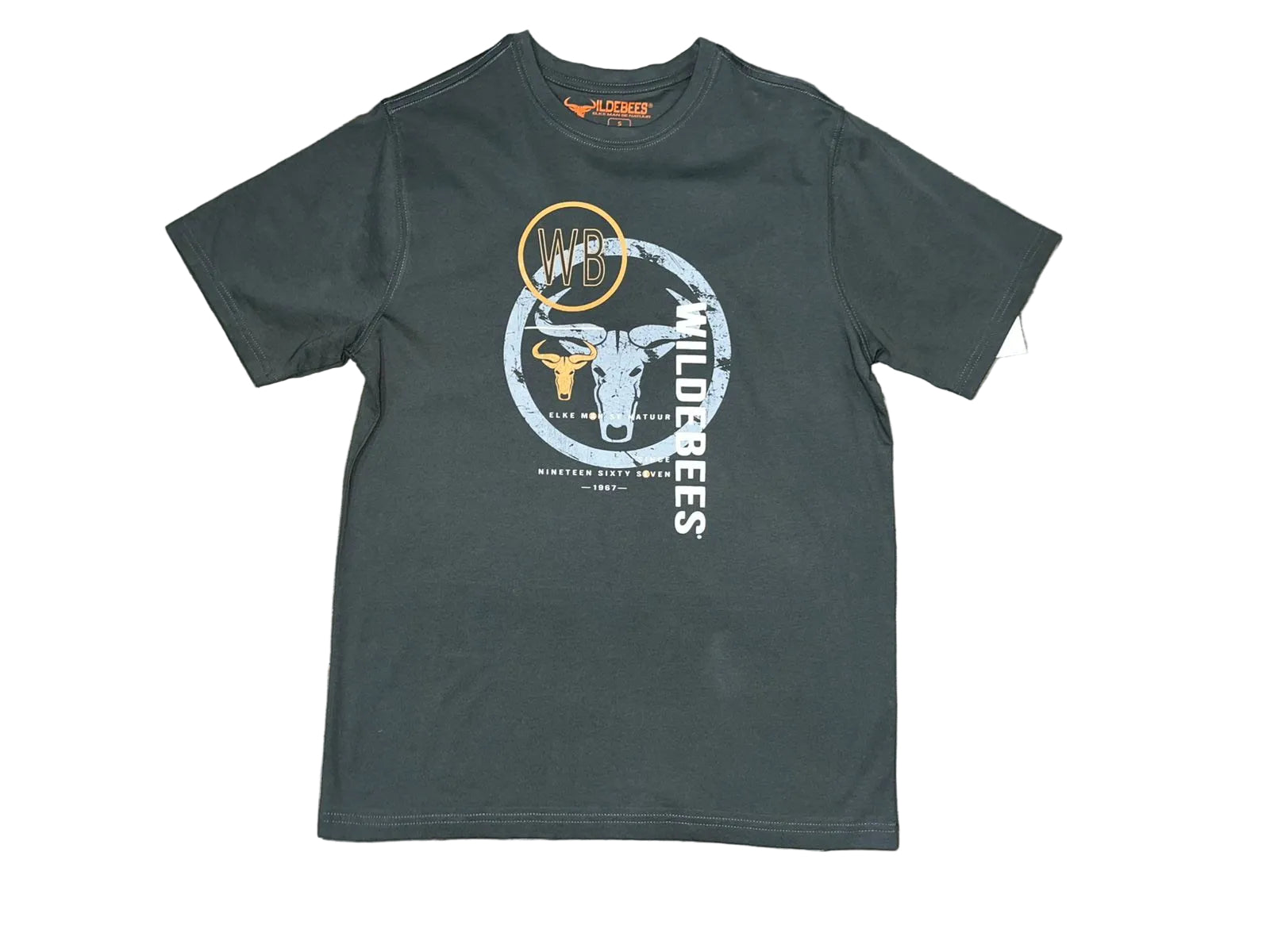 Wildebees Men's Overlay Text Tee