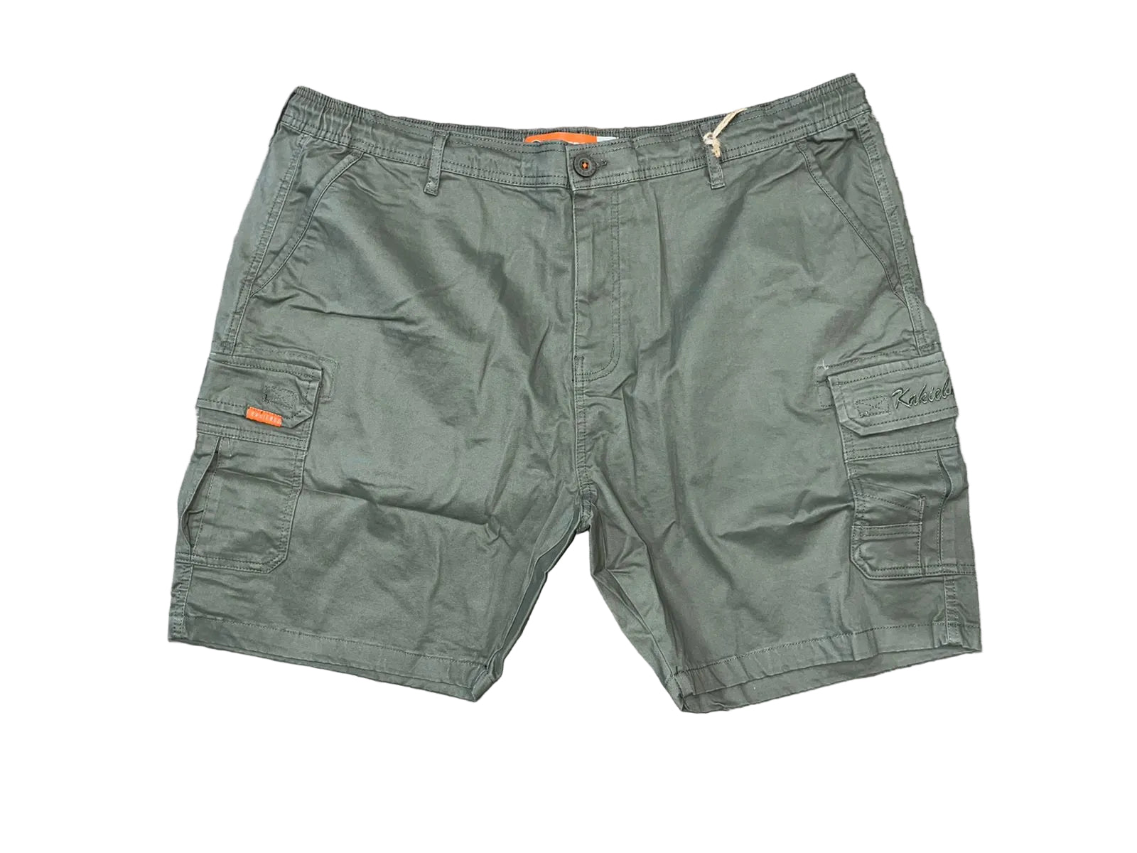 Kakiebos Mens Half Elasticated Waistband Walkshort