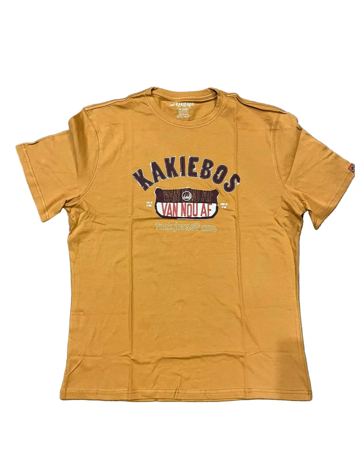 Kakiebos Mens Classic Fit T-Shirt Mustard
