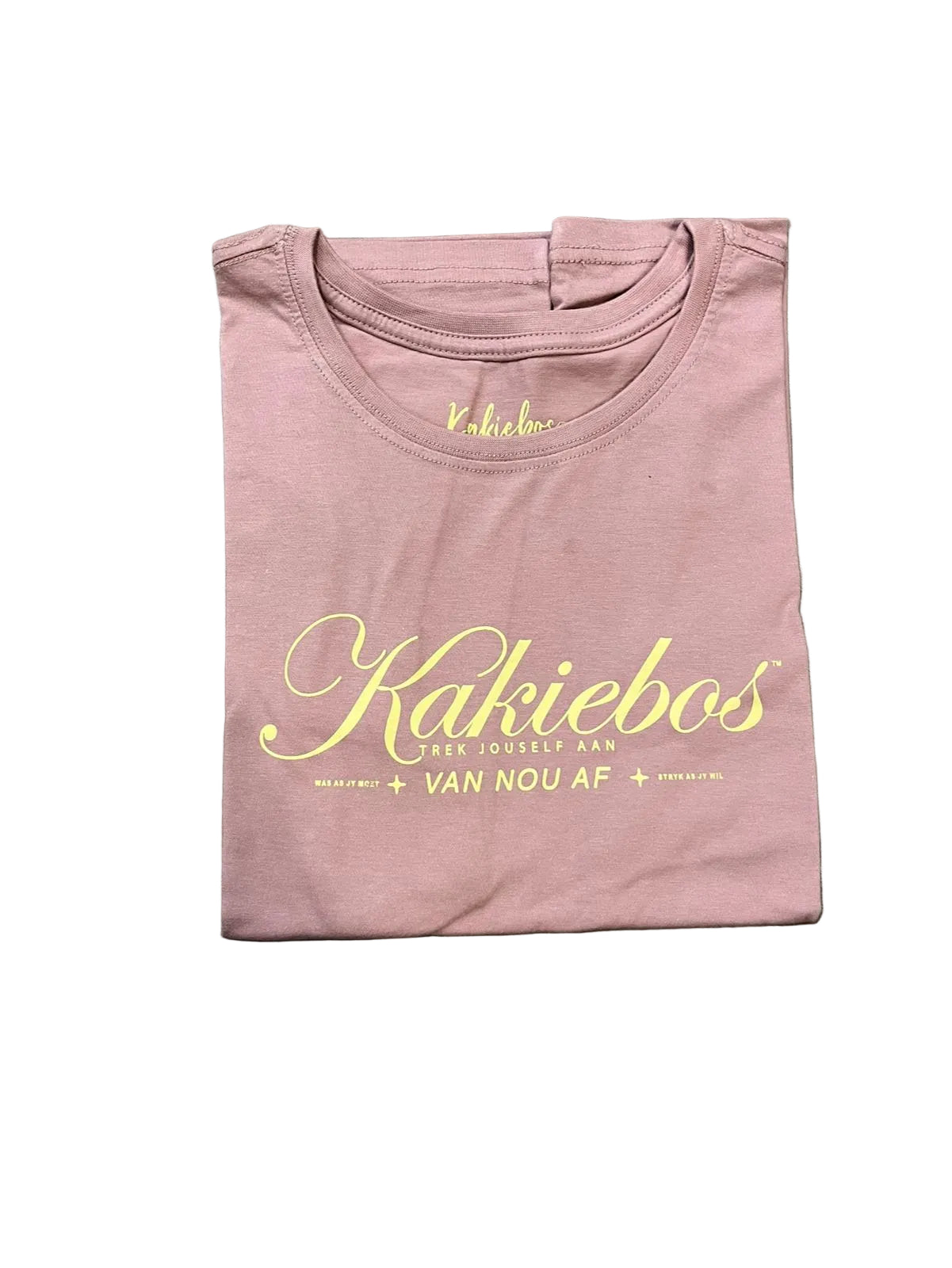 Kakiebos Ladies Classic Fit T-Shirt Cosmetic Pink