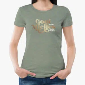 Boerboel Ladies Premium Cotton T-shirt Printed Green "Mielies"