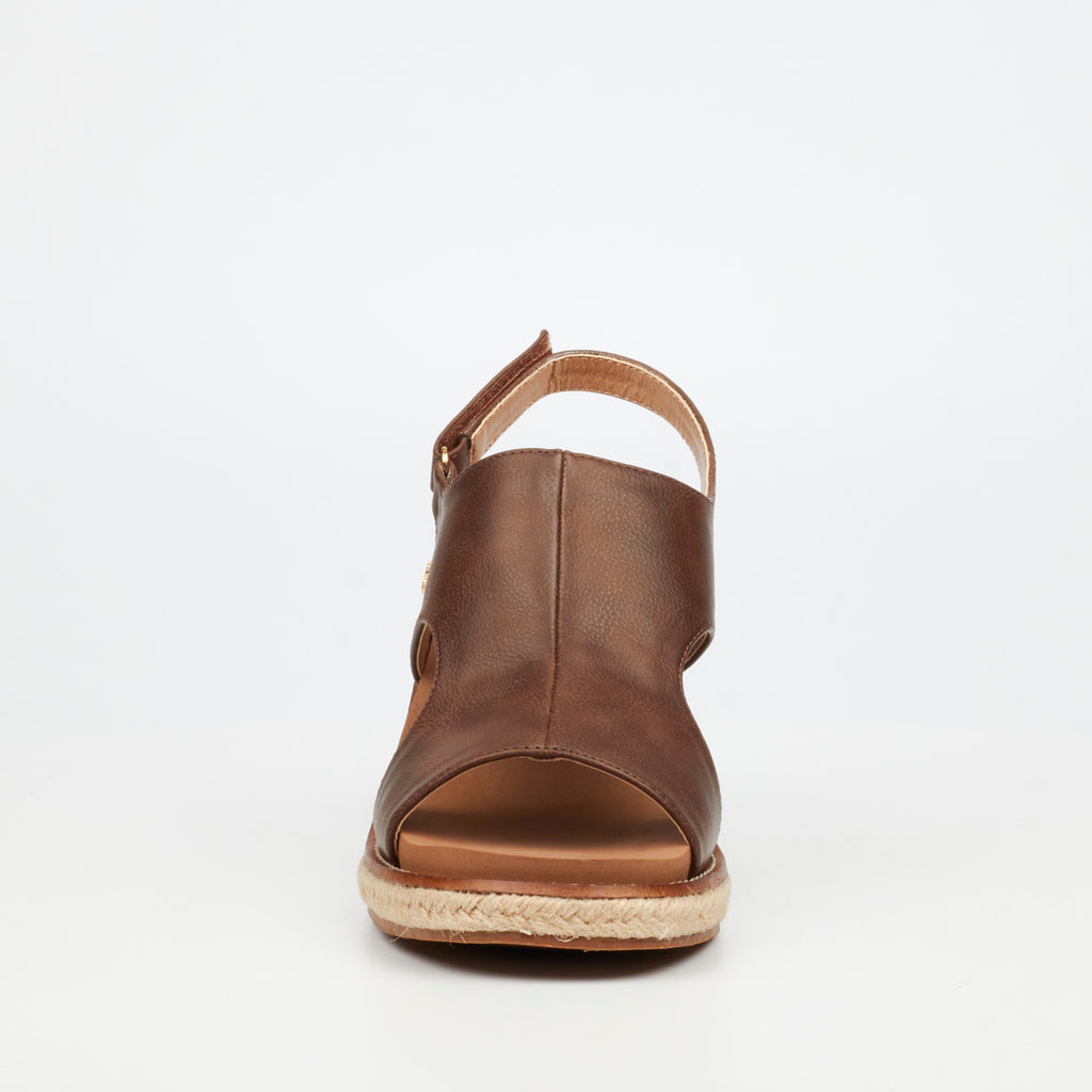 Butterfly Feet Mila 2 Chocolate Ladies Wedge - ONLINE ONLY