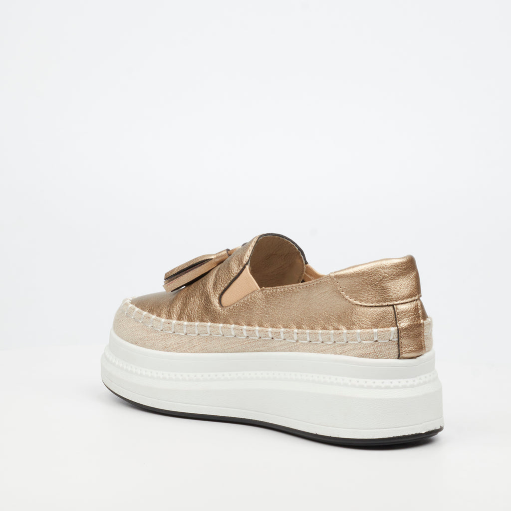 Butterfly Feet Senhora 27 Champagne Ladies Sneaker