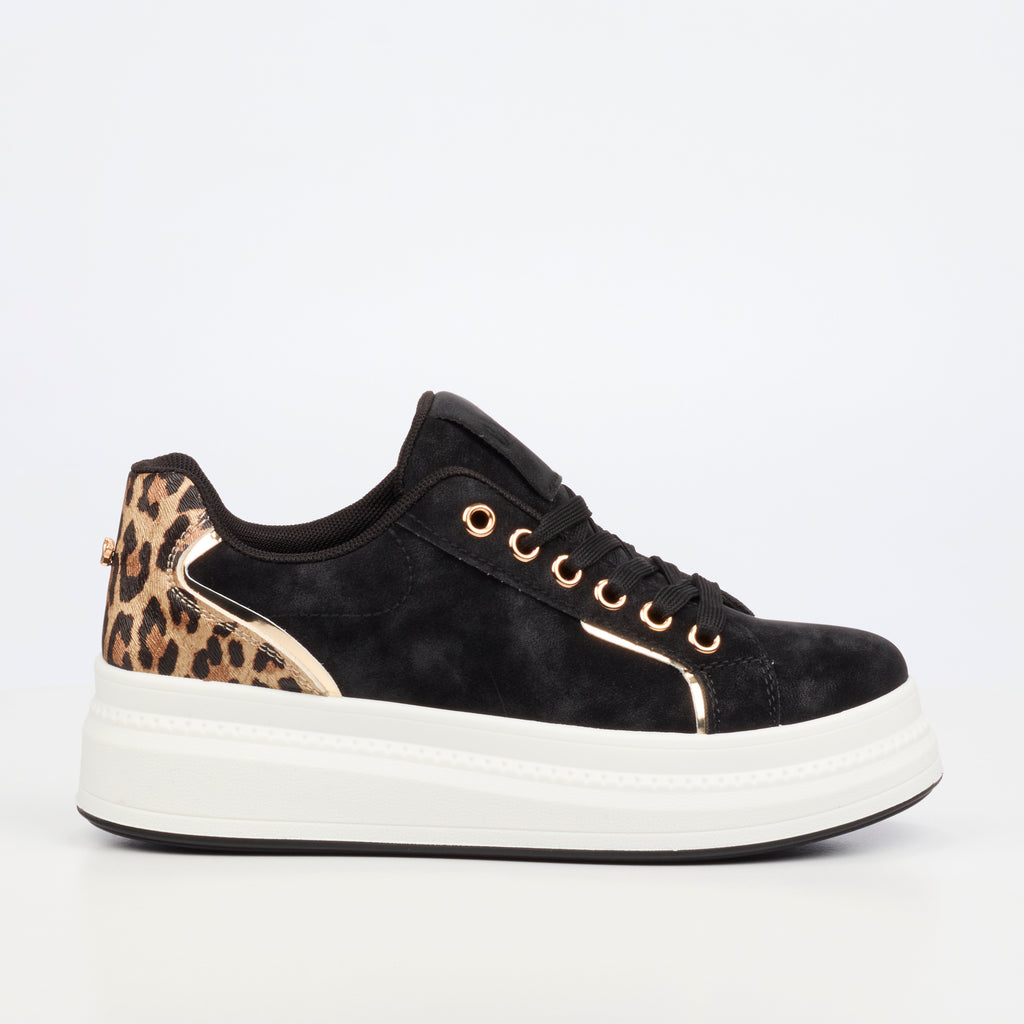 Butterfly Feet Senhora 30 Black Ladies Sneakers