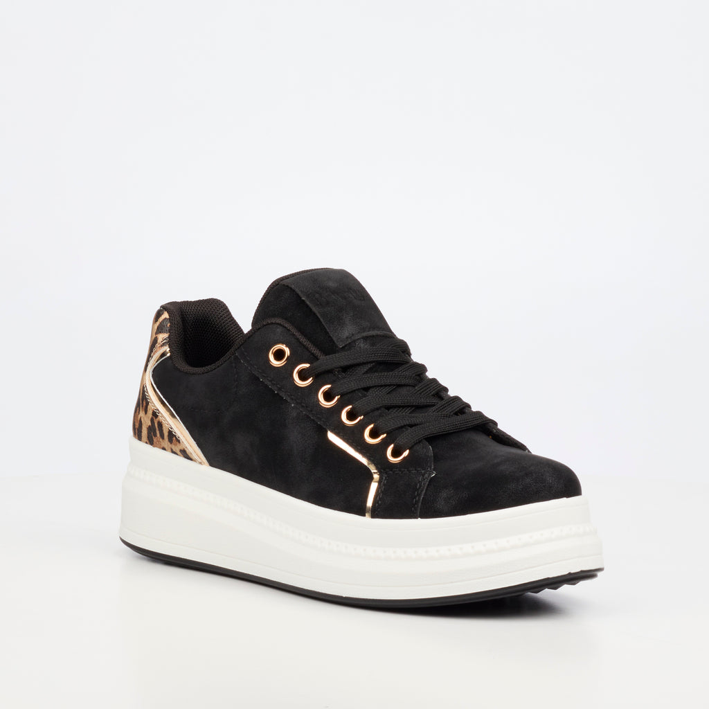 Butterfly Feet Senhora 30 Black Ladies Sneakers