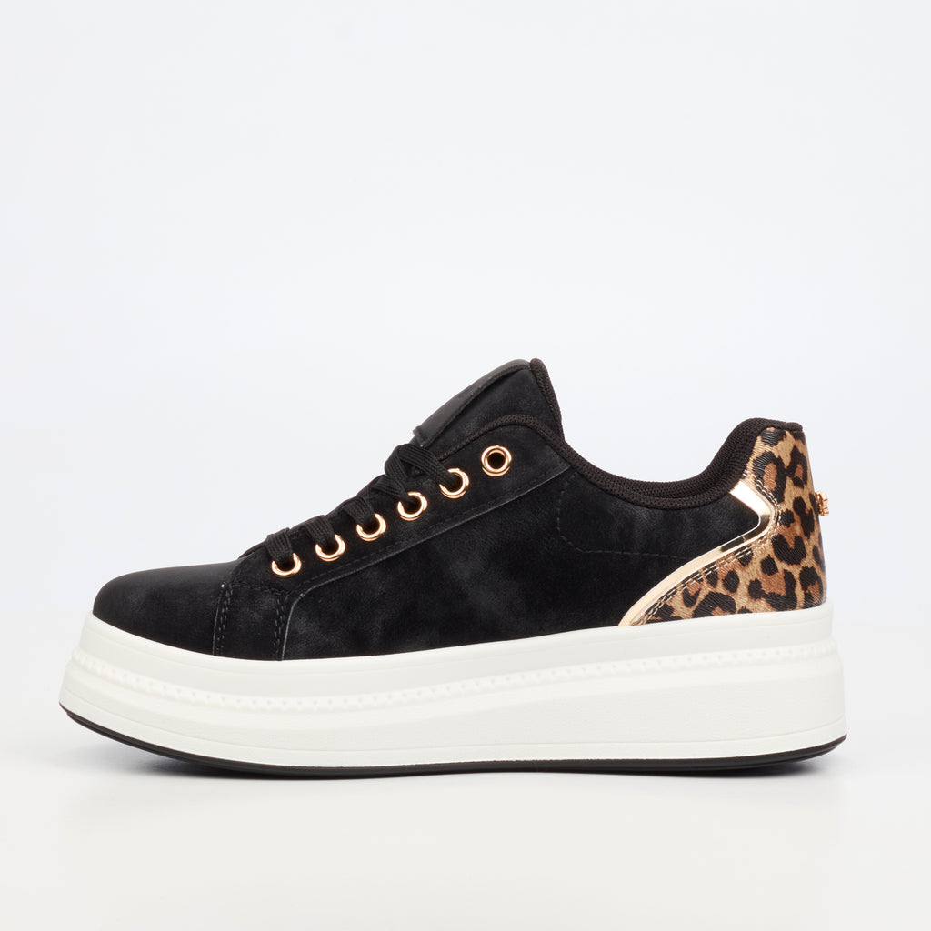 Butterfly Feet Senhora 30 Black Ladies Sneakers