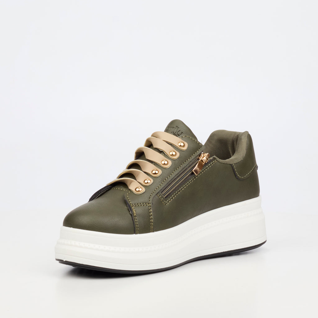 Butterfly Feet Senhora 31 Olive Ladies Sneakers