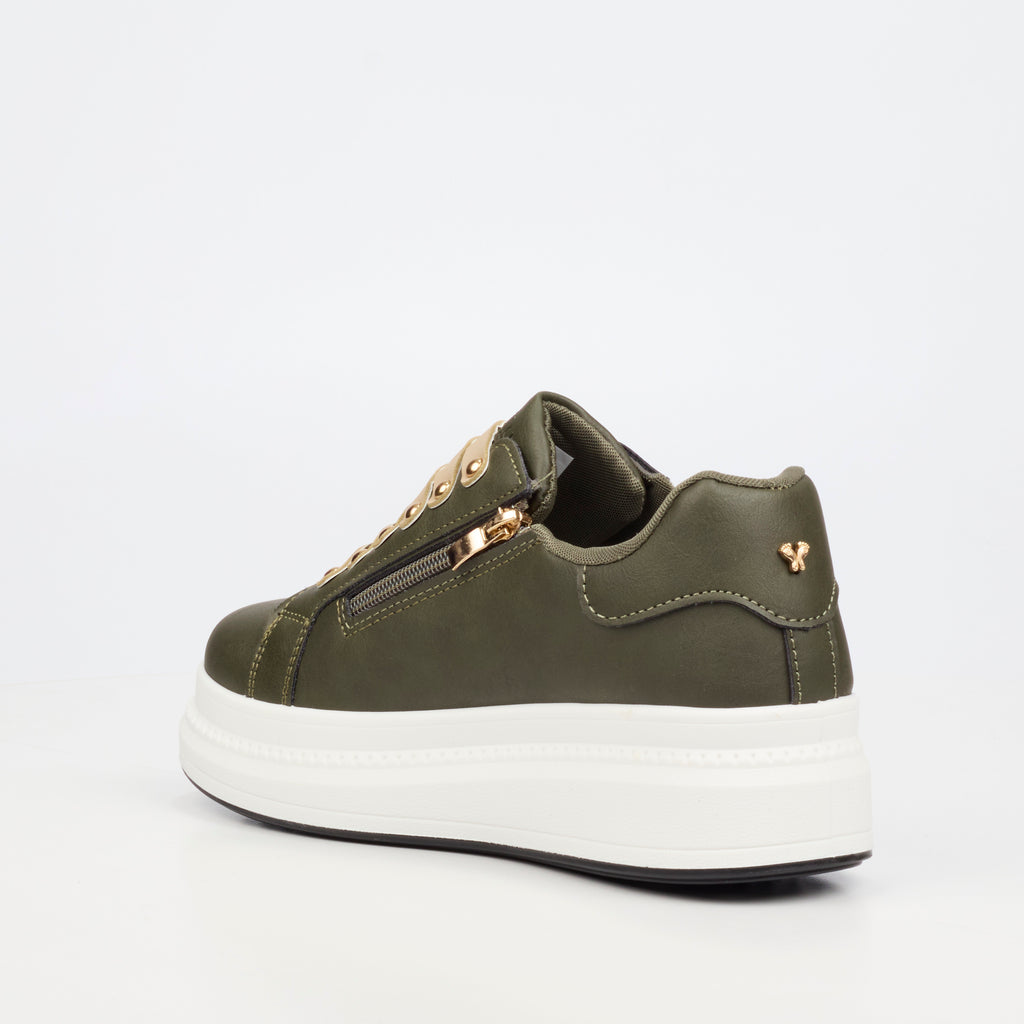Butterfly Feet Senhora 31 Olive Ladies Sneakers