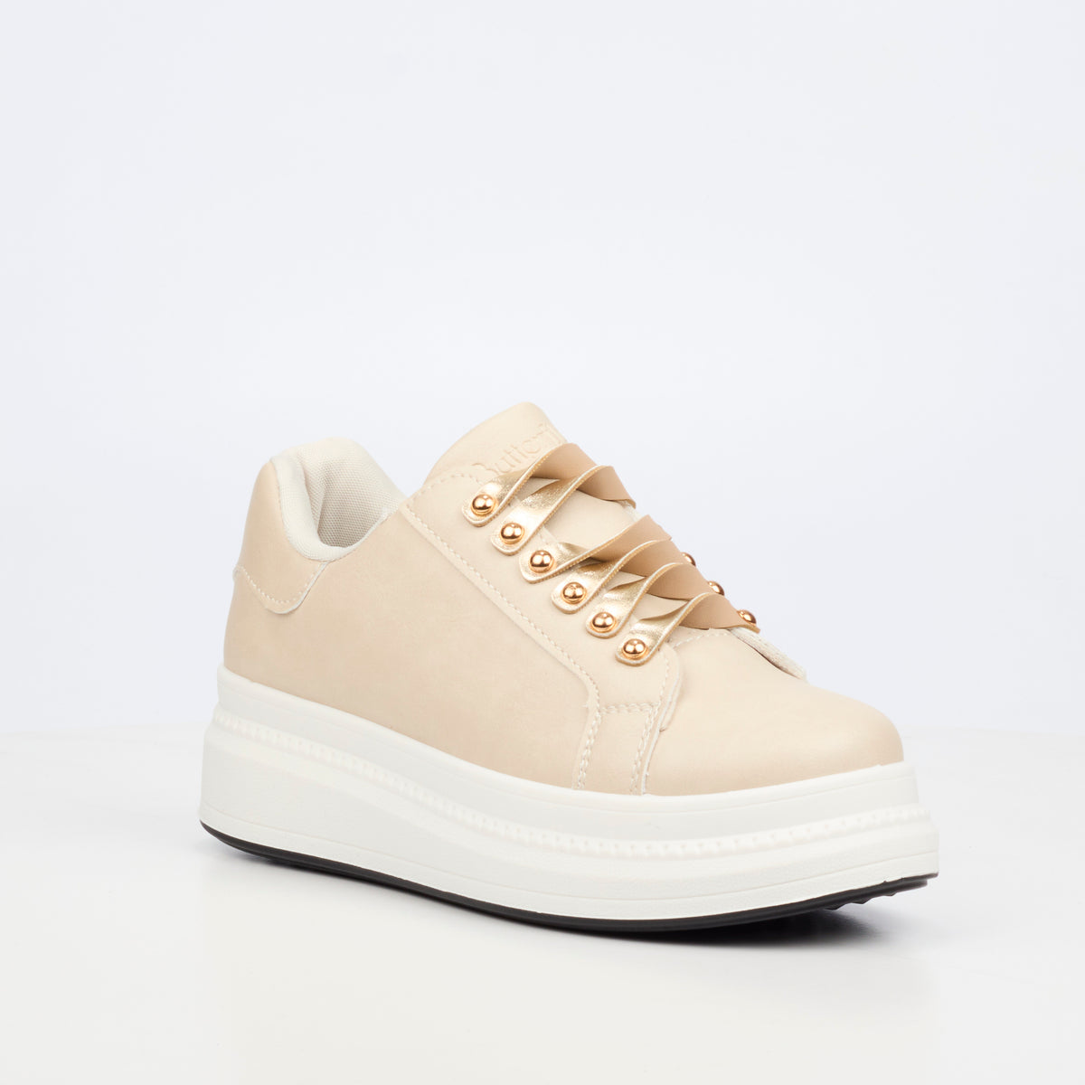 Butterfly Feet Evolve 1 Taupe Ladies Sneaker