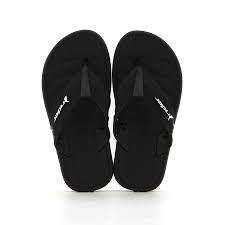 Rider Kids Thongs Black/Black/white Sandals