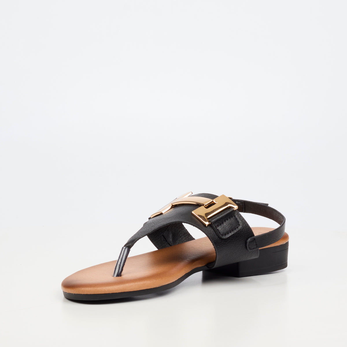 Butterfly Feet Tisha Black Ladies Sandal - ONLINE ONLY
