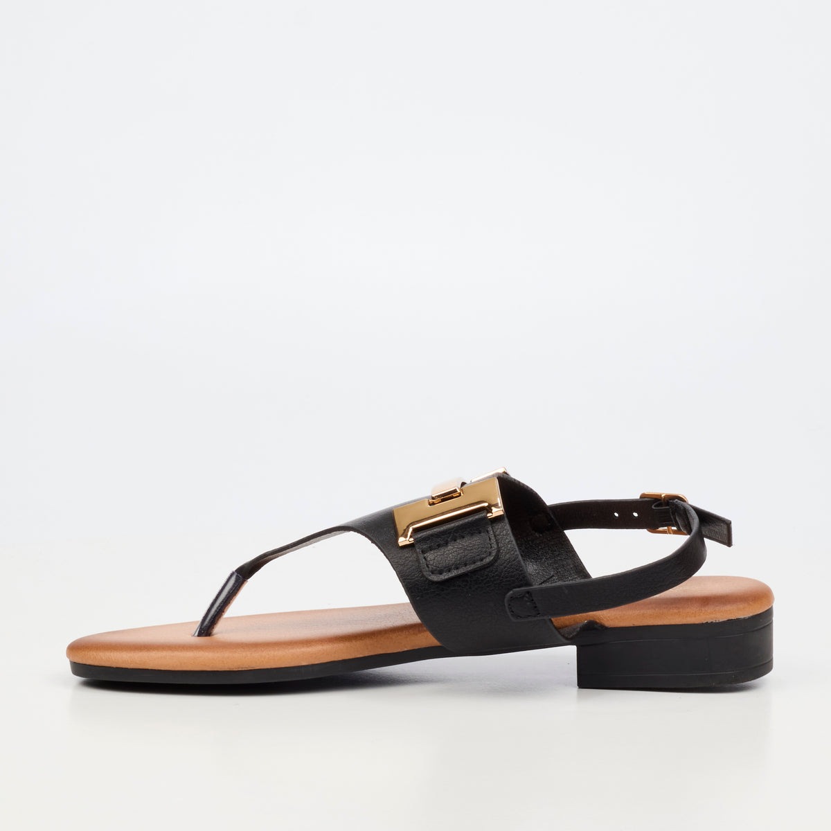 Butterfly Feet Tisha Black Ladies Sandal - ONLINE ONLY