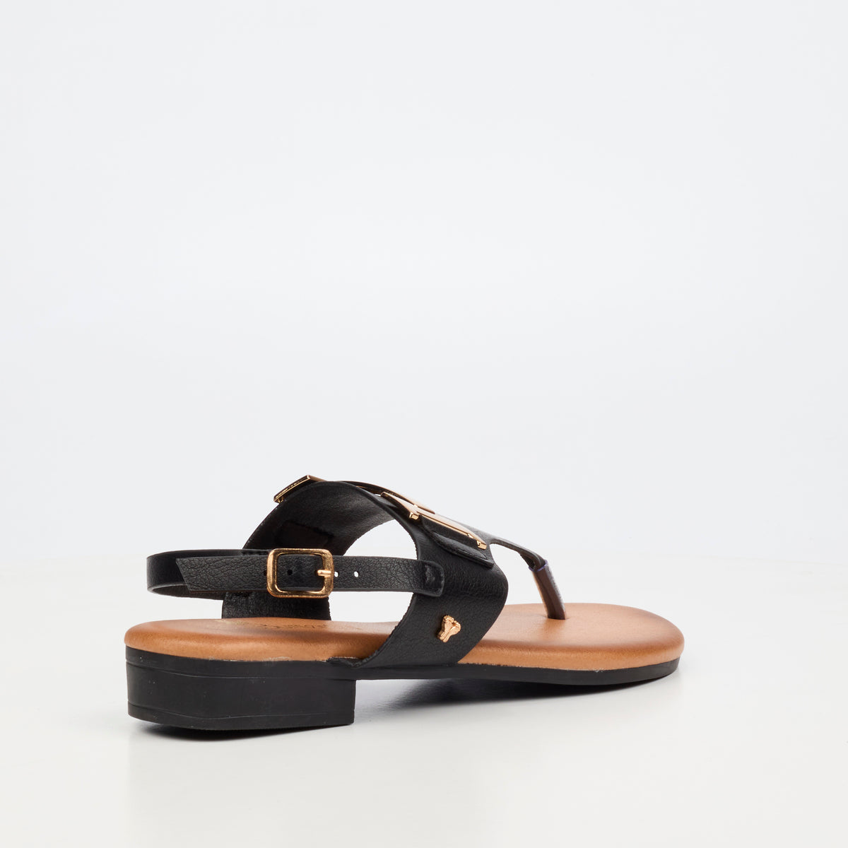 Butterfly Feet Tisha Black Ladies Sandal - ONLINE ONLY
