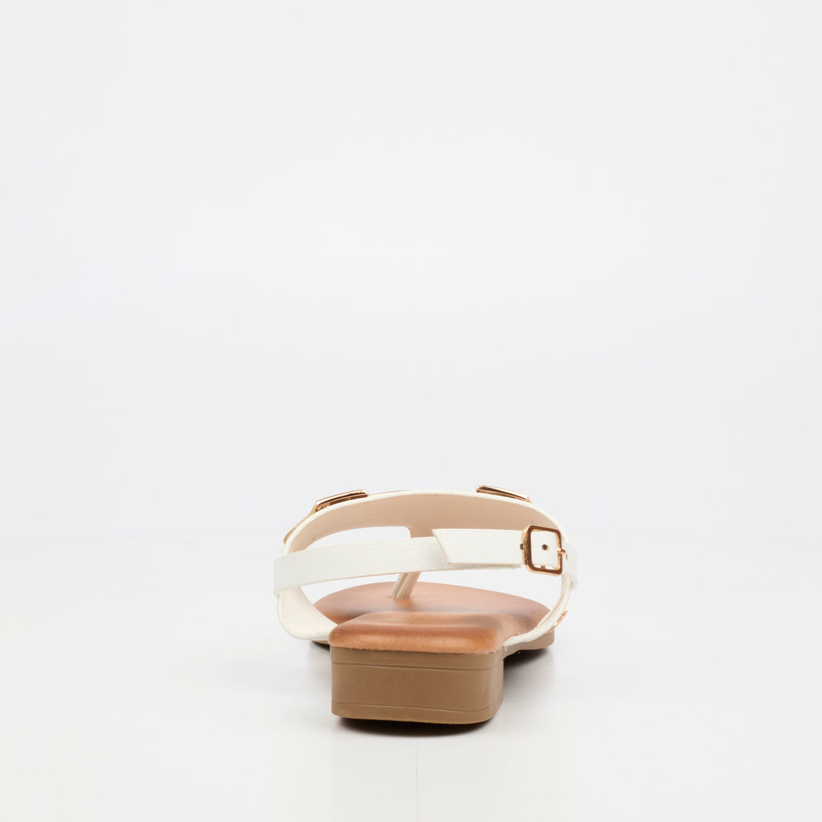 Butterfly Feet Tisha 1 White Ladies Sandal - ONLINE ONLY