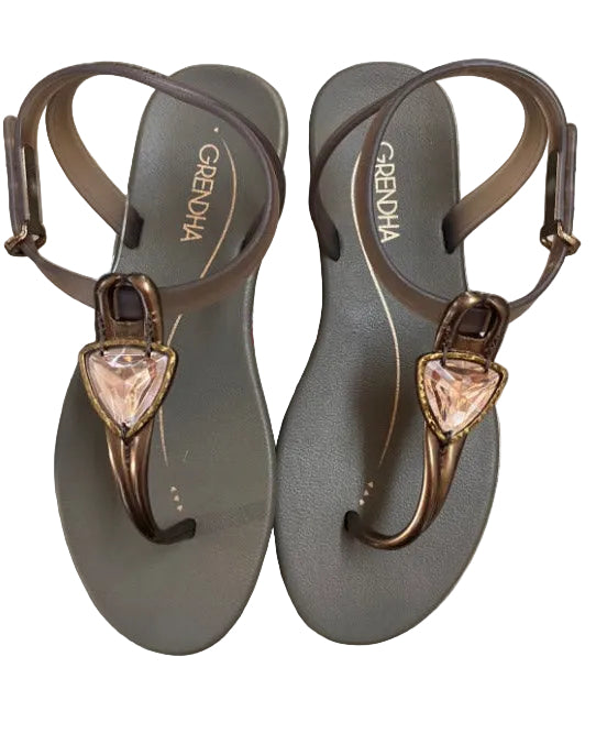 Grendha Cacau Luar Sand Brown