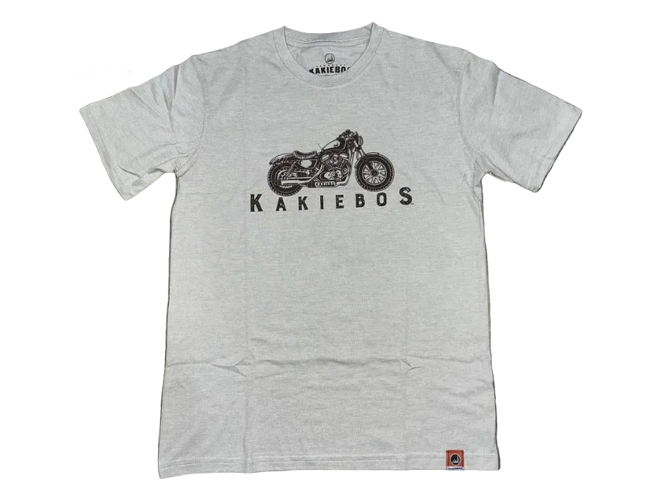 Kakiebos Mens Classic Fit S/S Tee Vintage Khaki Melange