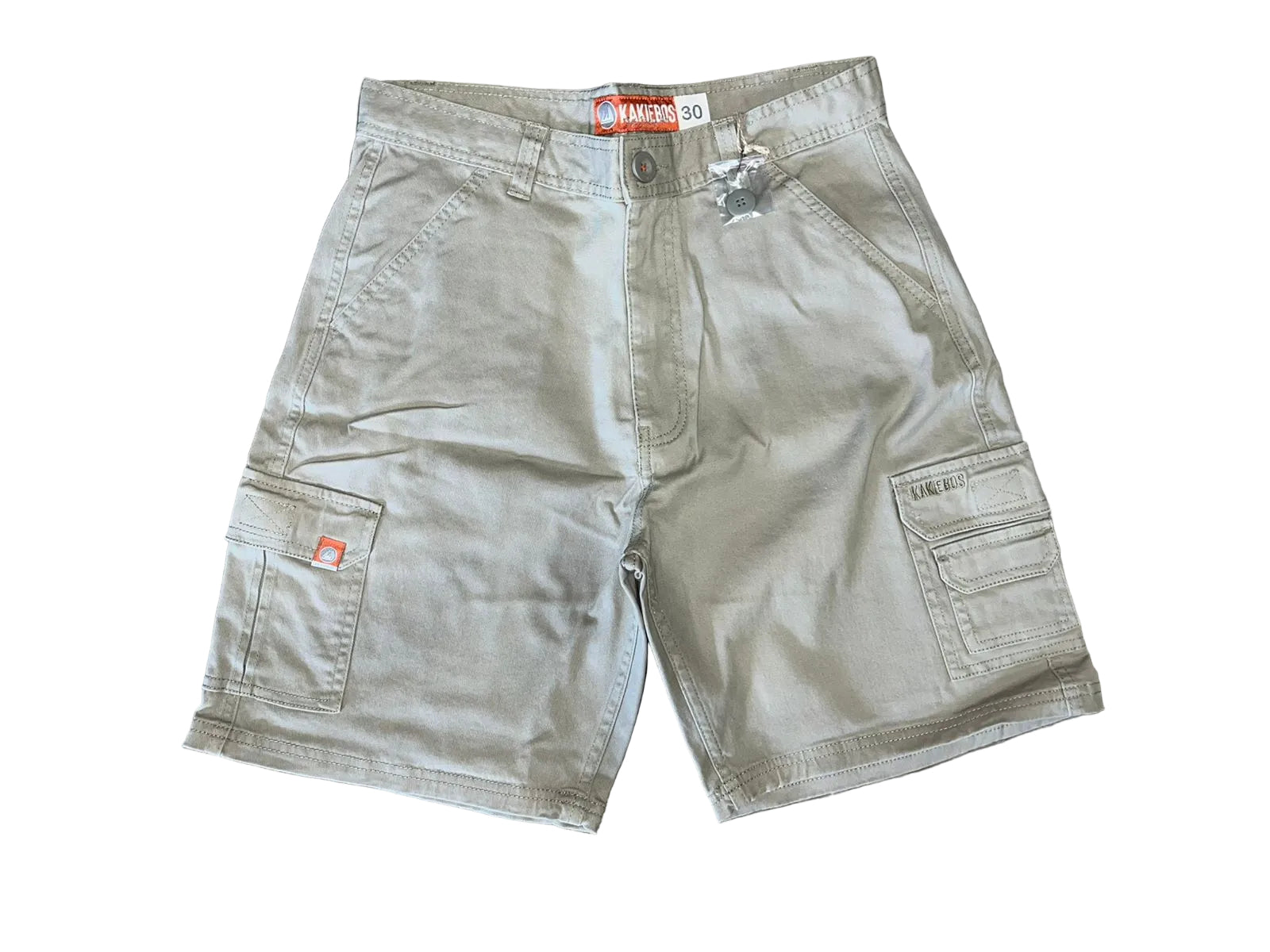 Kakiebos Mens 21cm Inleg Fixed Waistband Walkshort