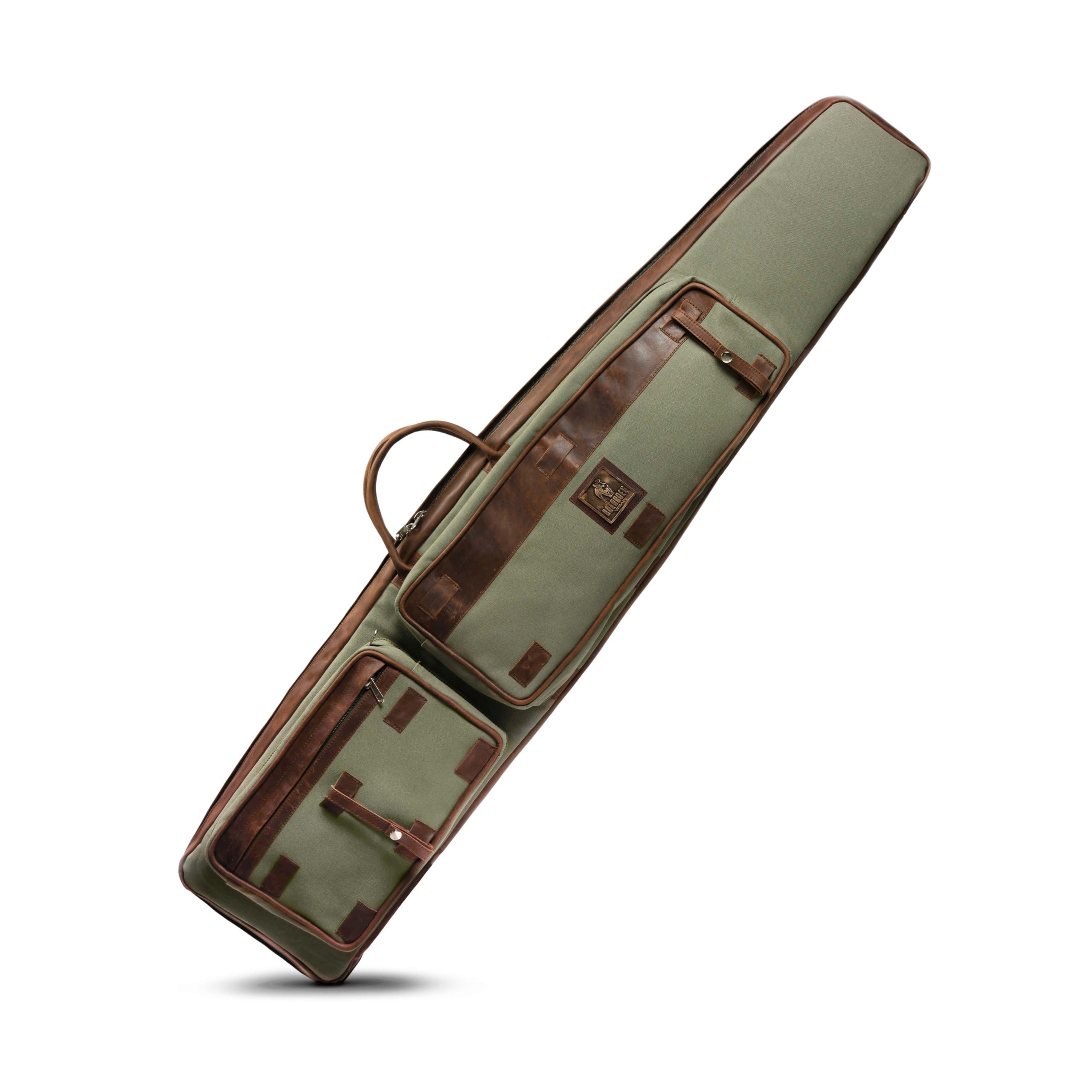 Genuine Leather & Canvas Rifle Bag